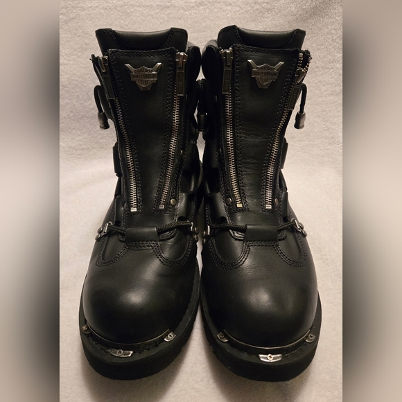 Harley-Davidson Other - Harley-Davidson Brake Light Mens Black Motorcycle Boots D91680 Size 12